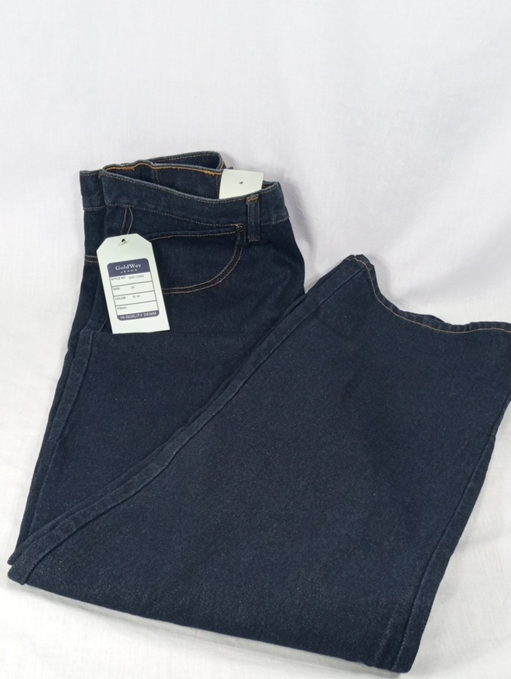 Gold Way Dark Wash Jeans with Tag - Classic Straight Leg